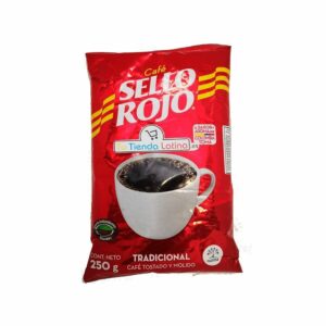 cafe molido sello rojo