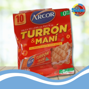 turron arcor mani